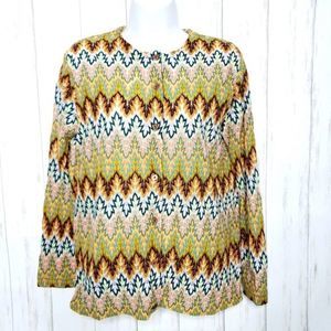 Vintage Filor Knits Mod 70s Lightweight Cardigan Size Medium